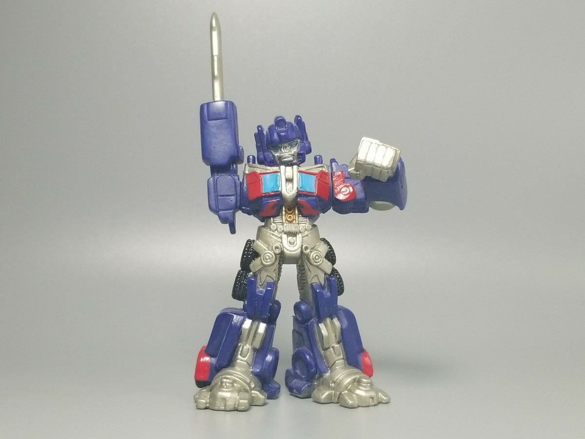 2007 TRANSFORMERS Optimus Prime Robot Heroes Poseable Movie Toy Mini Figure  Rare - Main Image