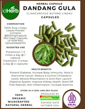 {idHerb} CAPSULES Sabah Snake Grass Lindau Leaves Clinacanthus Nutans Lindau