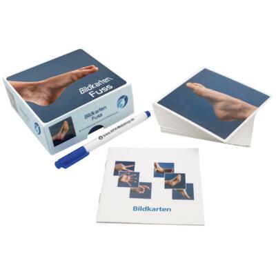 Spiegel Bildkarten | Flash Cards | Fuss | Füsse | Übungen zur Kräftigung