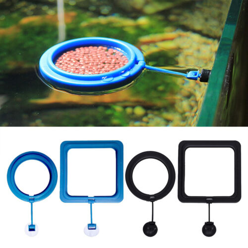 Fish Feeding Aquarium Ring Feeder Floating Food Water Plant Buoyancy Round