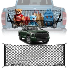 For Toyota Tundra Pickup Rear Truck Cargo Net Envelope Heavy-Duty Storage Mesh