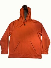 Under Armour Men's Cold Gear Loose Fit Pullover Hoodie Red Sweatshirt Size XL/TG