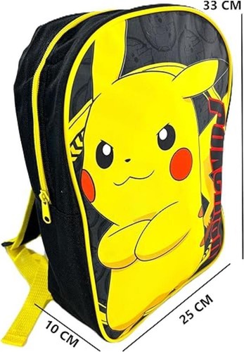 Pokemon Po Basic Bp Backpacks Black One Size With Adjustable Shoulder Straps - Picture 5 of 7