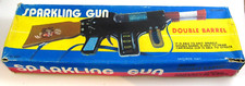Vintage MF 8817 Wasserspritzgewehr Sparkling Gun Friction Double Barrel 1970er