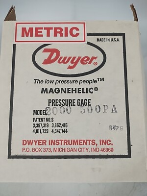 #ad #ad Metric Dwyer Magnehelic Pressure Gage Module 2000 500PA $27.99