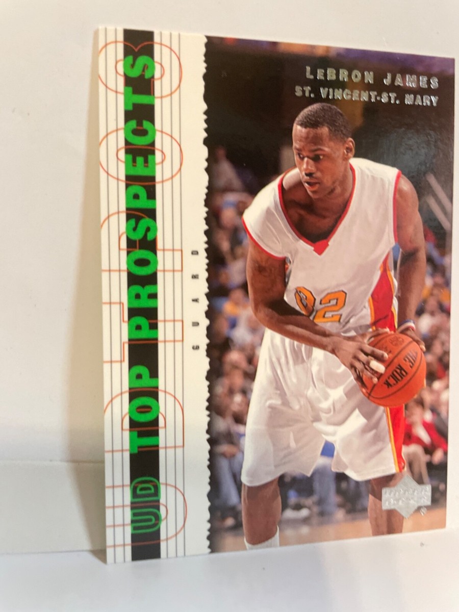 Lebron James Upper Deck top prospects 2003-04 card #60 Nba