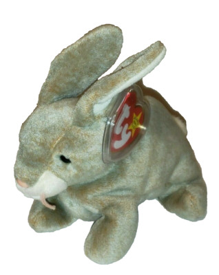 Ty Beanie Baby - NIBBLY the Bunny Rabbit 6'' NEW MWMTs Plush Stuffed Animal Toy