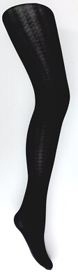 Womens  Pattern Tights-Dog Tooth Check-Wave-Peace-Diamond-Alphabet-PatternTight
