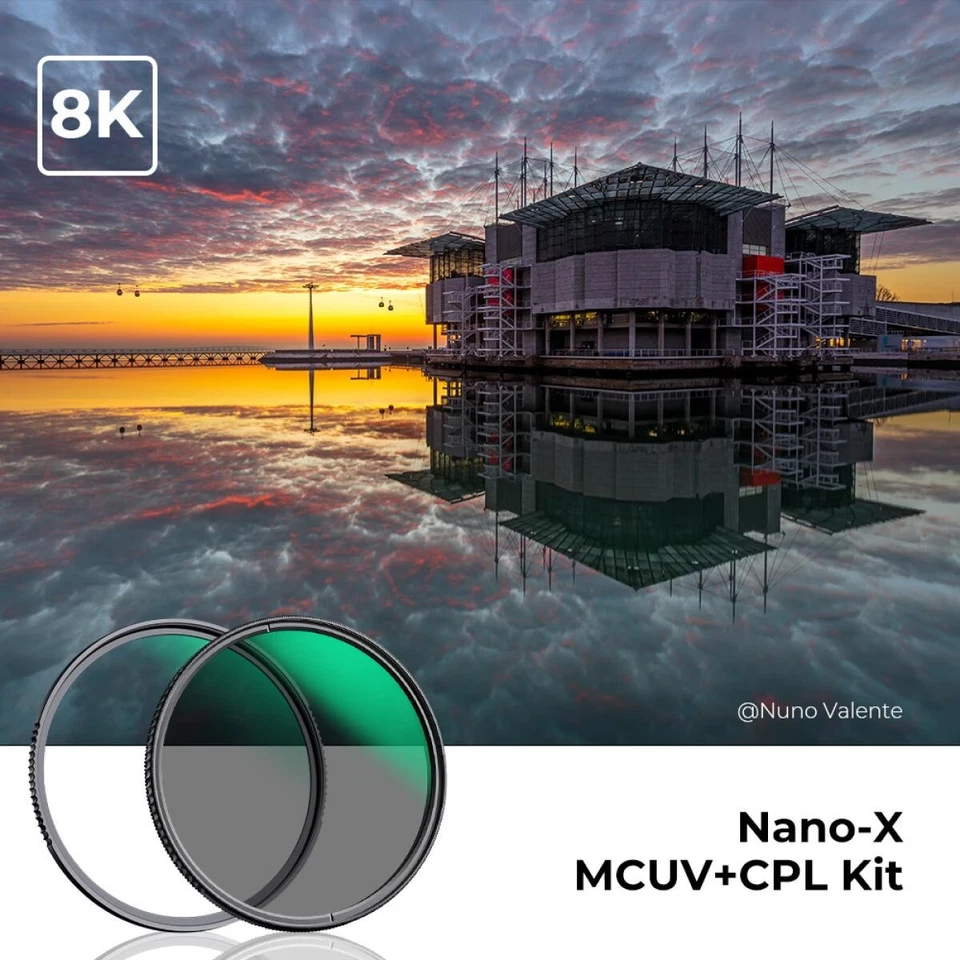 K&F Concept 77mm NANO-X MCUV CPL Filter Kit, HD Multi-Coated, with Metal Caps - Image 2 of 4
