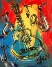 Original Oil Painting  Stretched Canvas Signed  R4tTHN