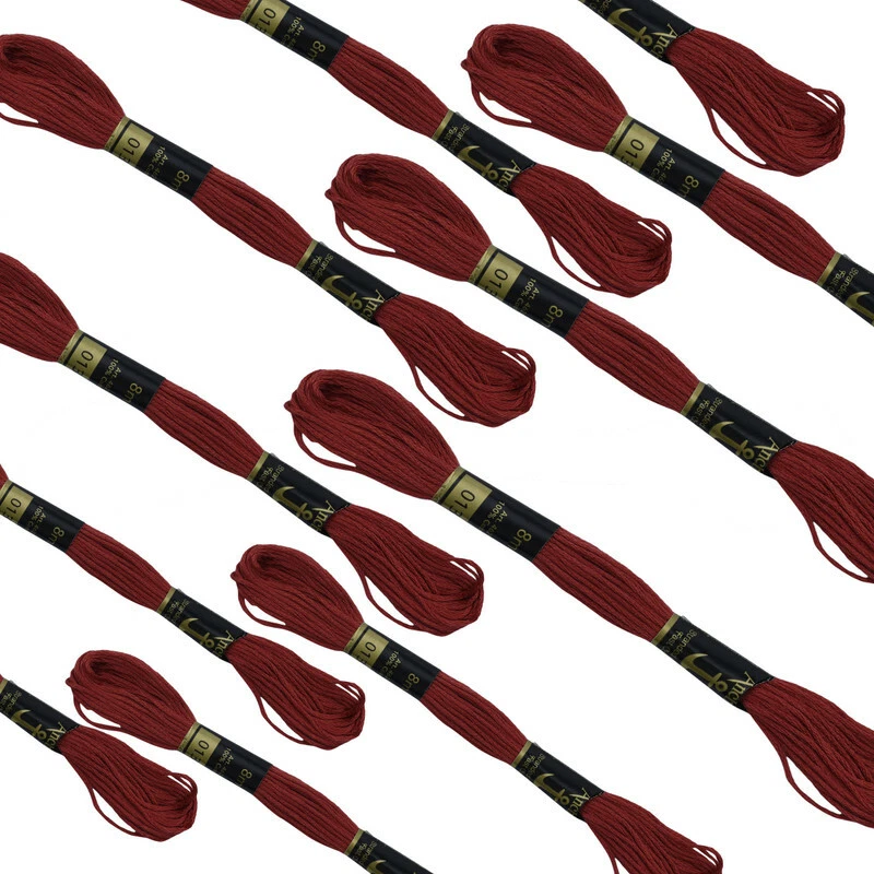 Anchor Thread Cross & Long Embroidery Soft Strandard Cotton Needlepoint,25 Pcs - Image 3 of 4