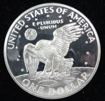 1972-S Eisenhower Silver Dollar Proof 40% Silver $1 US Mint Coin