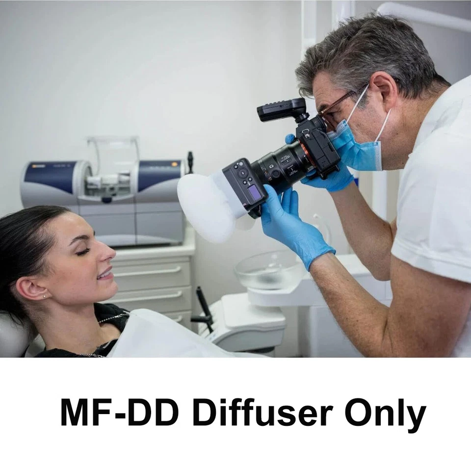 Godox MF-DD Dental Diffuser Silica Gel Diffusion Dome Kit for Godox MF12 MF12-DK - Bild 4 von 4