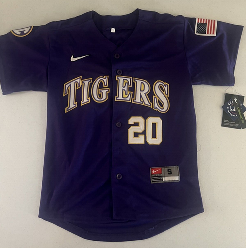 Paul Skenes LSU Tigers Baseball Trikot JUGEND GRÖßEN