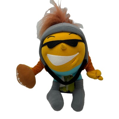 NFL Rush Zone Spike Poseable Mohawk Mascot Football NWT Plush 10'' Toy Lovey