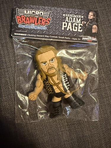 Pro Wrestling Crate Exclusive Hangman Adam Page Micro Brawlers Unopened AEW ROH