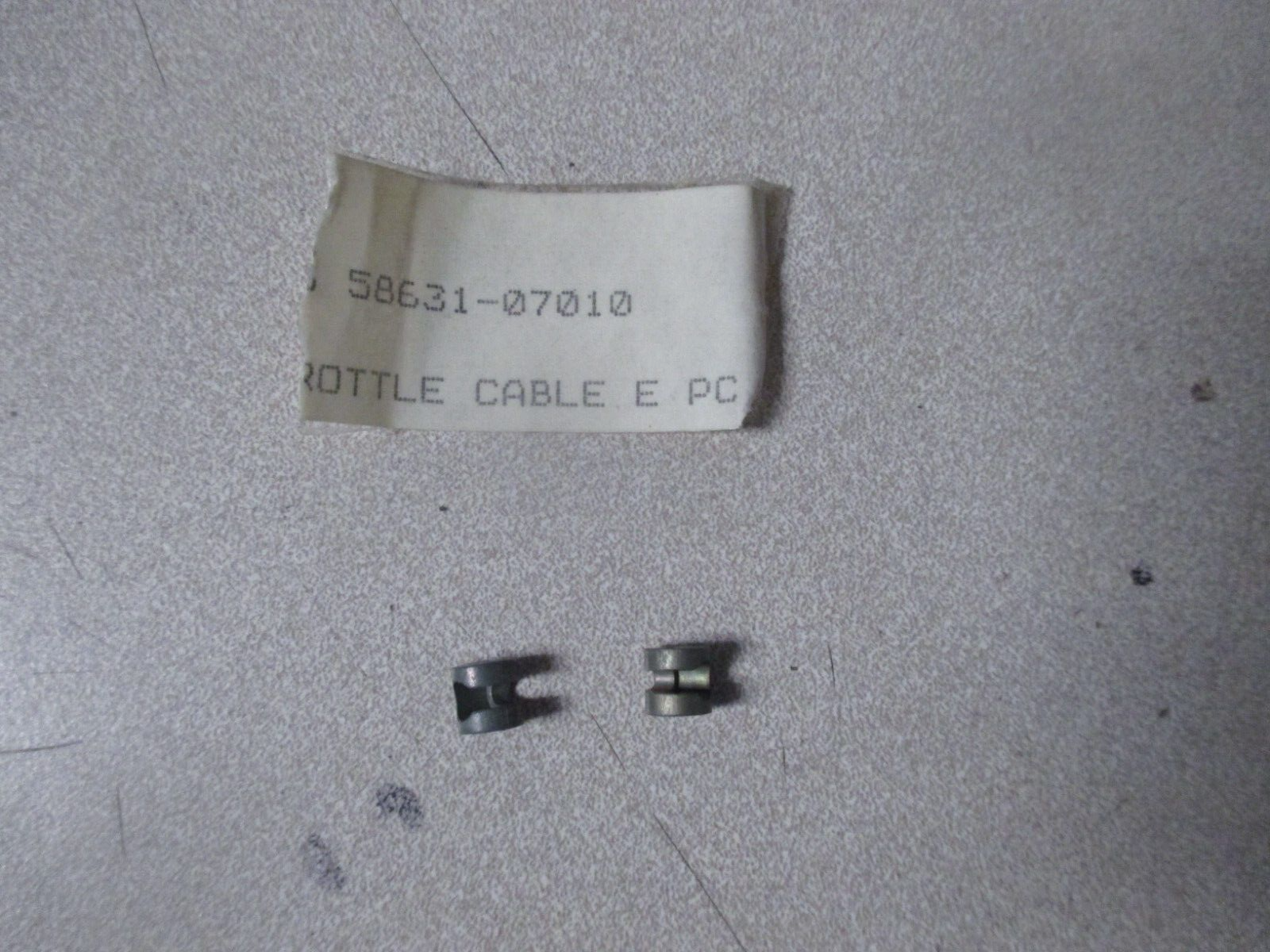 NOS Throttle Cable End Piece Fits Suzuki 7582 RM125 5863107010 Qty 2