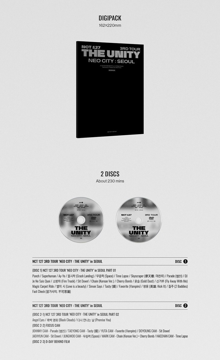 K-POP・アジア NCT127 theunity seoul DVD NCT 127 Album - NEO CITY: SEOUL - THE UNITY DVD ver.+Pre