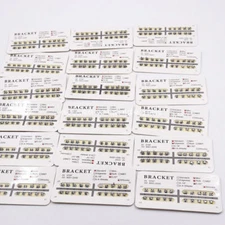10 Pack Dental Ortho Bracket Braces Mini/Standard MBT/Roth 022/018 3 4 5 Hooks