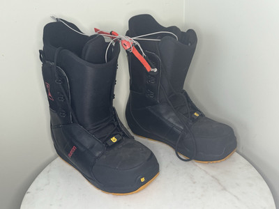 Burton Progression Snowboard Boots Black Red Yellow Mens 14