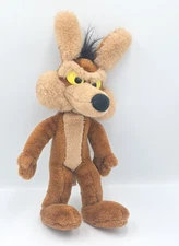VTG 1971 Mighty Star WILE E COYOTE 12” WIRED PLUSH Warner Bros Roadrunner