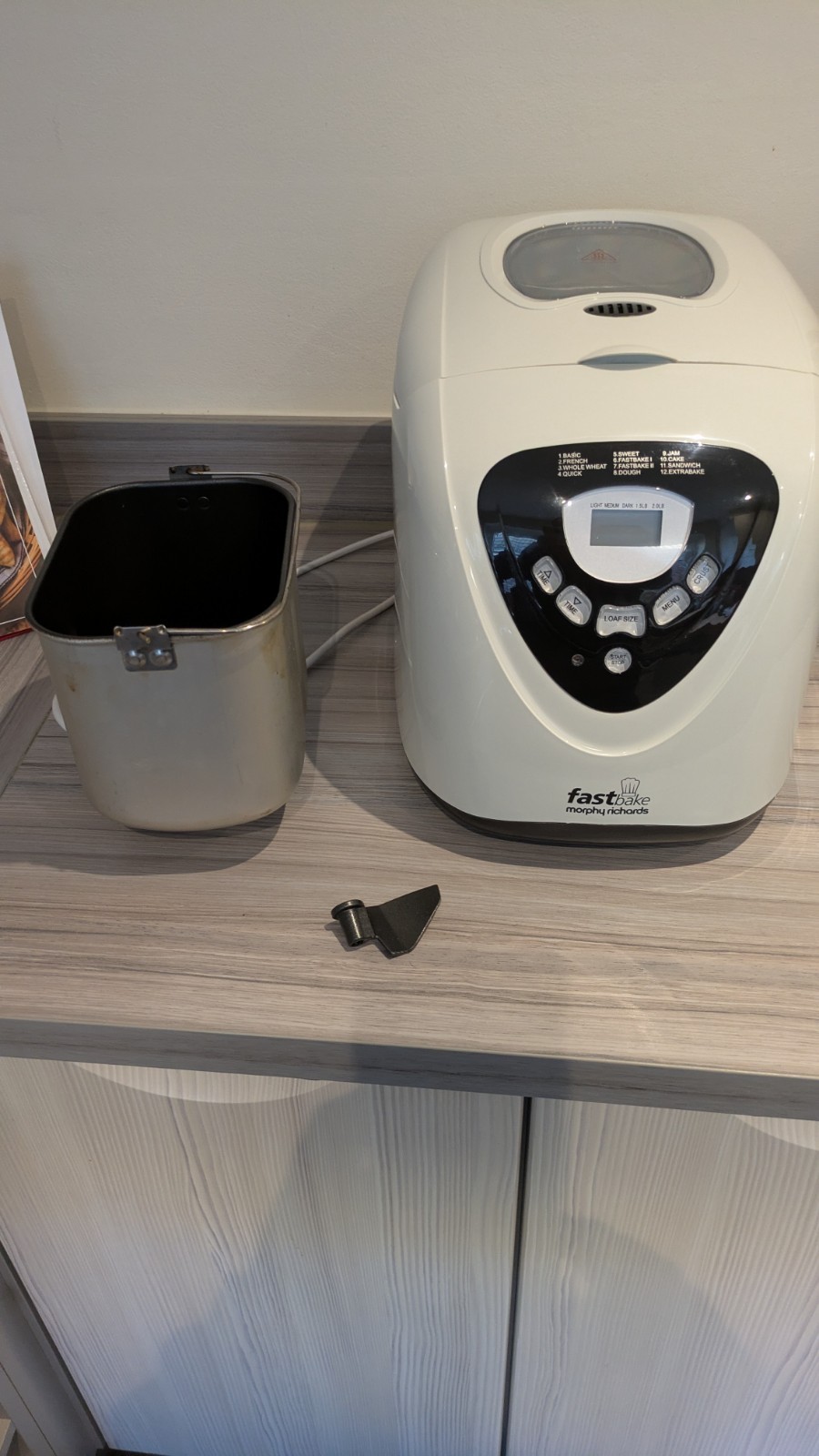 Morphy Richards Fast Bake Bread Maker Machine 48281 White 600W