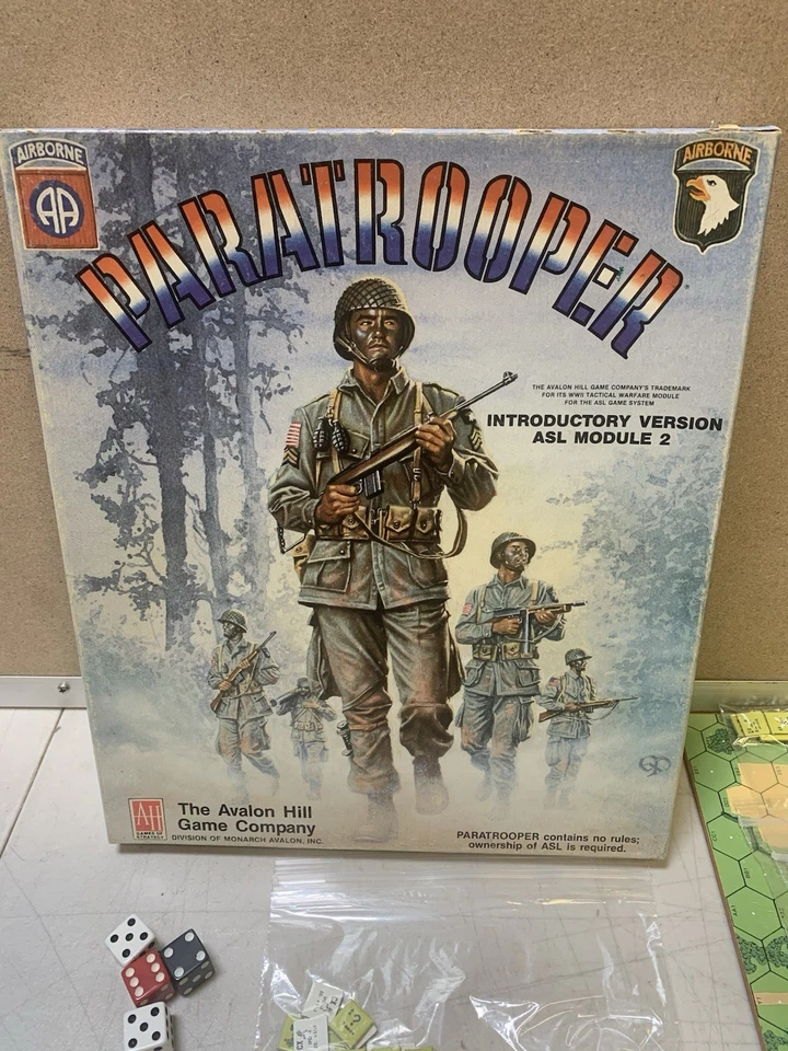paratrooper introductory version asl module 2 - avalon hill 1986 - Image 2 of 4