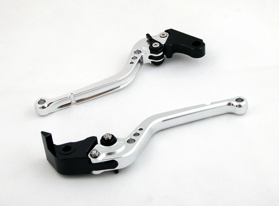 Long Brake Clutch Levers For BMW C650GT 12-2015 KYMCO Xciting 250 300 400 Sliver - Изображение 2 из 4