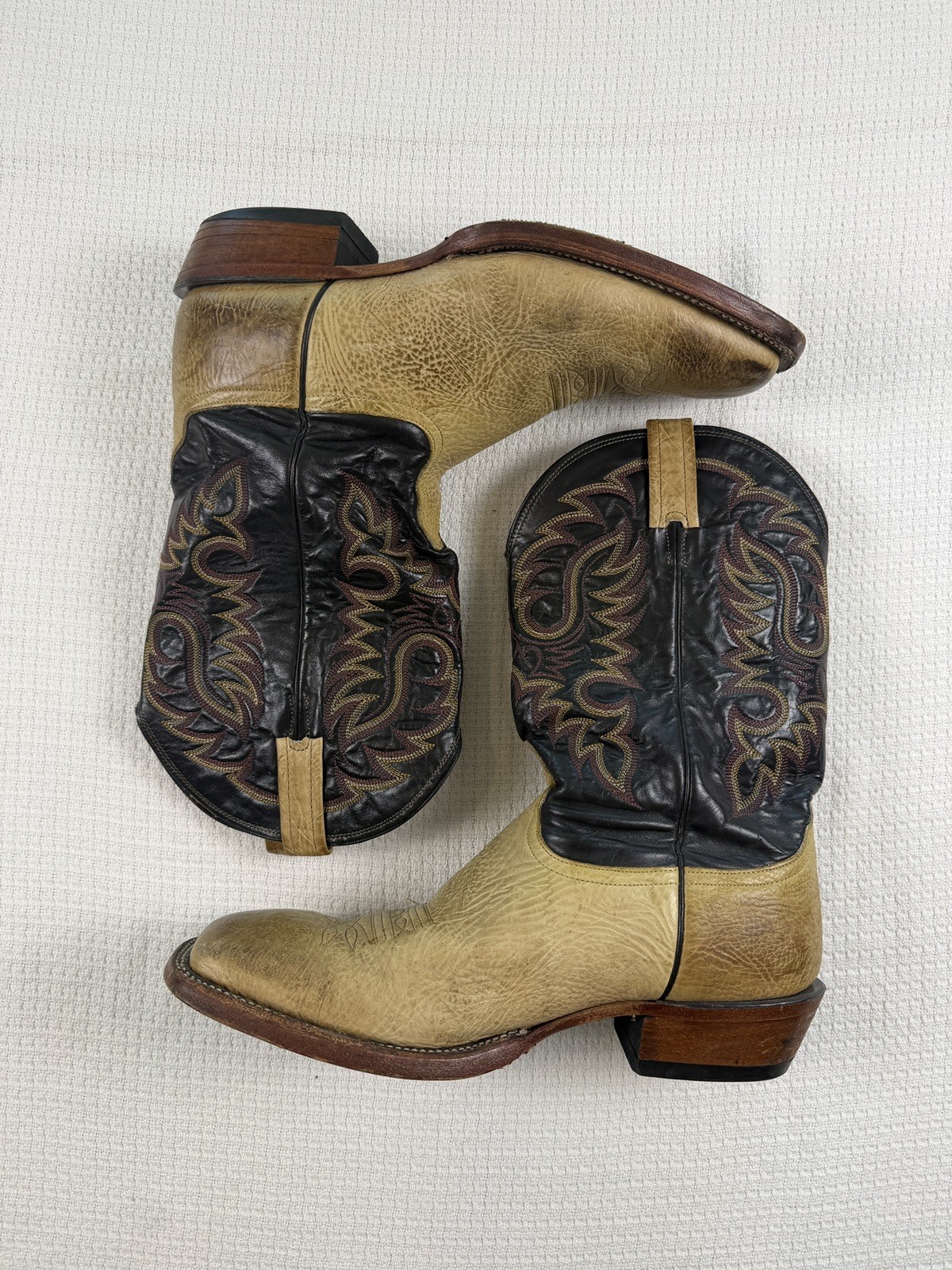 Nocona Boots Men's 10.5 D Vintage Handmade in the USA Texas Cowboy
