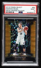 2018 Select Concourse FOTL Neon Orange Pulsar Prizm 7/13 Dzanan Musa PSA 9 0c3