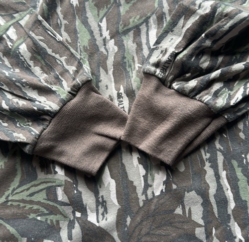 Vintage 80s/90s Real Tree Camo Long Sleeve Pocket Tshirt Xl Single Stitch - Picture 5 of 6