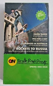 NOS 2002 ON Video 411 Skateboarding VHS Tape NEW SEALED Mullen Koston Rowley