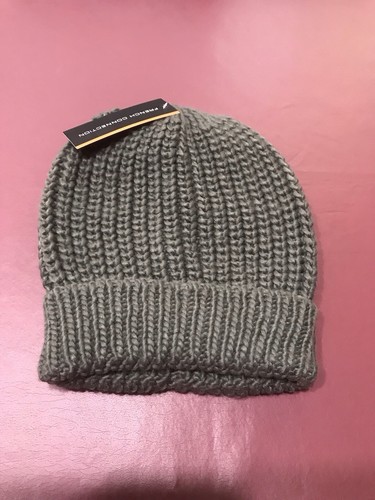 NEW French Connection Unisex Gray Beanie (MSRP $50) Excellent Condition - Picture 1 of 4