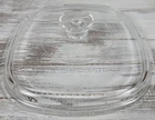 Vtg PYREX  A 9 C Square Replacement Lid Clear Glass Made In USA