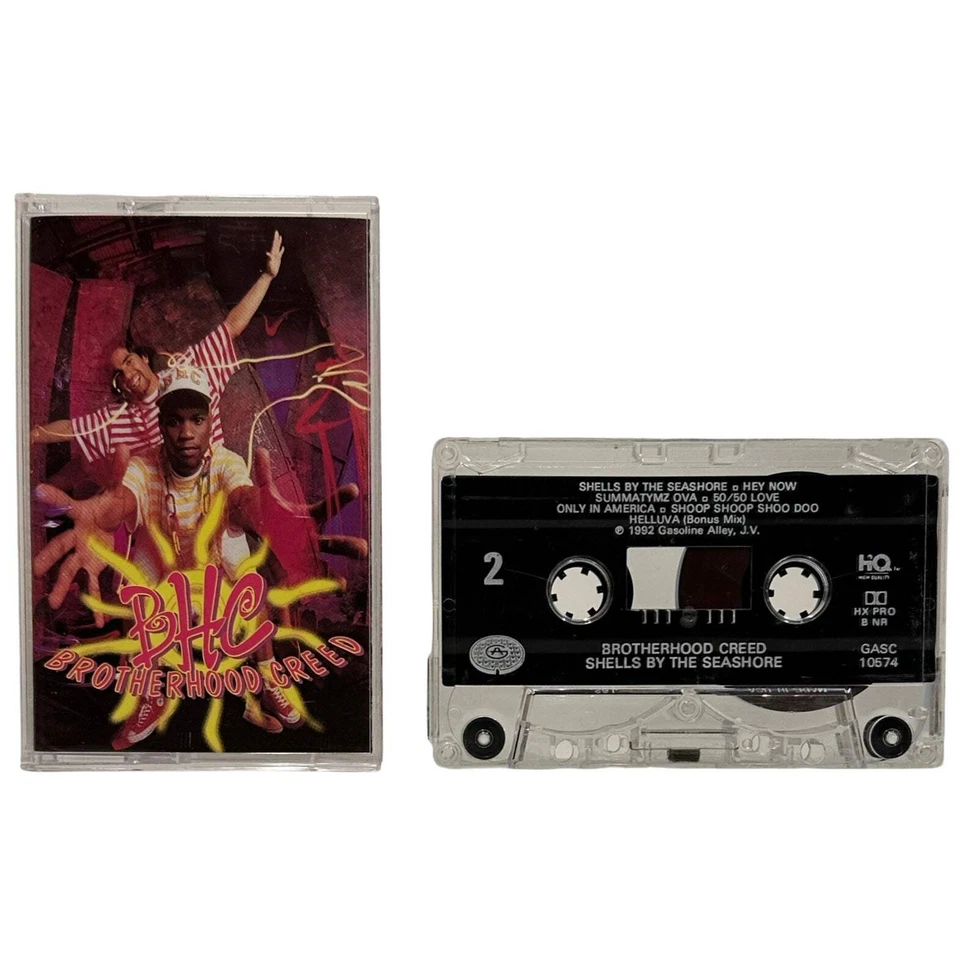 •BROTHERHOOD CREED - SHELLS BY THE SEASHORE• ~1992 OG PRESSING~ (CASSETTE TAPE) - Image 3 of 4