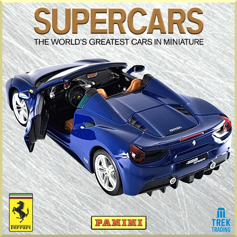 Panini Supercars Collection 702 Special Edition 1:24 Ferrari 488 Spider - 1950 — 第 4/4 张图片
