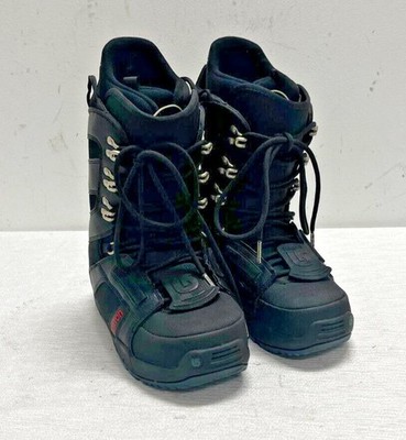 Burton Progression Black Leather All-Mountain Snowboard Boots US 6 EU 38 CLEAN