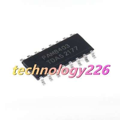 5PCS NEW PAM8403DR-H PAM8403 SOP-16 #YM