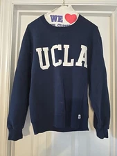 Vintage Russell Athletic UCLA Pullover Sweatshirt Small Blue