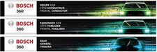 BOSCH B36020 360 Complete Vehicle Wiper Blade Replacement - Includes Front Beam