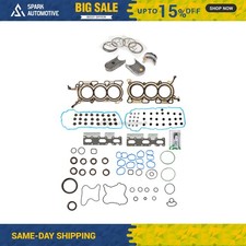 Full Gasket Set Bearings Rings Fit 2007-2012 Lincoln Mercury Ford 3.5L DOHC