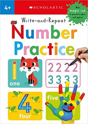 Write-And-Repeat Number Practice: Schola..., Scholastic