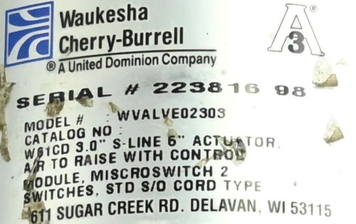 Waukesha WVALVE02303 Pump - Picture 3 of 3