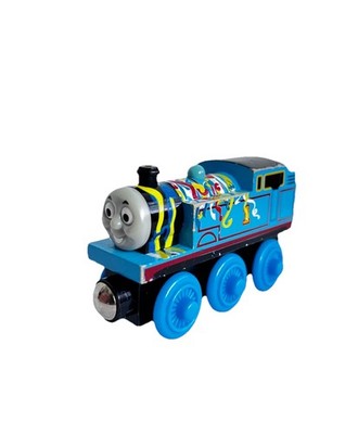 Thomas & Friends 2003 Happy Birthday Thomas Train Engine Magnetic Wooden VGUC  