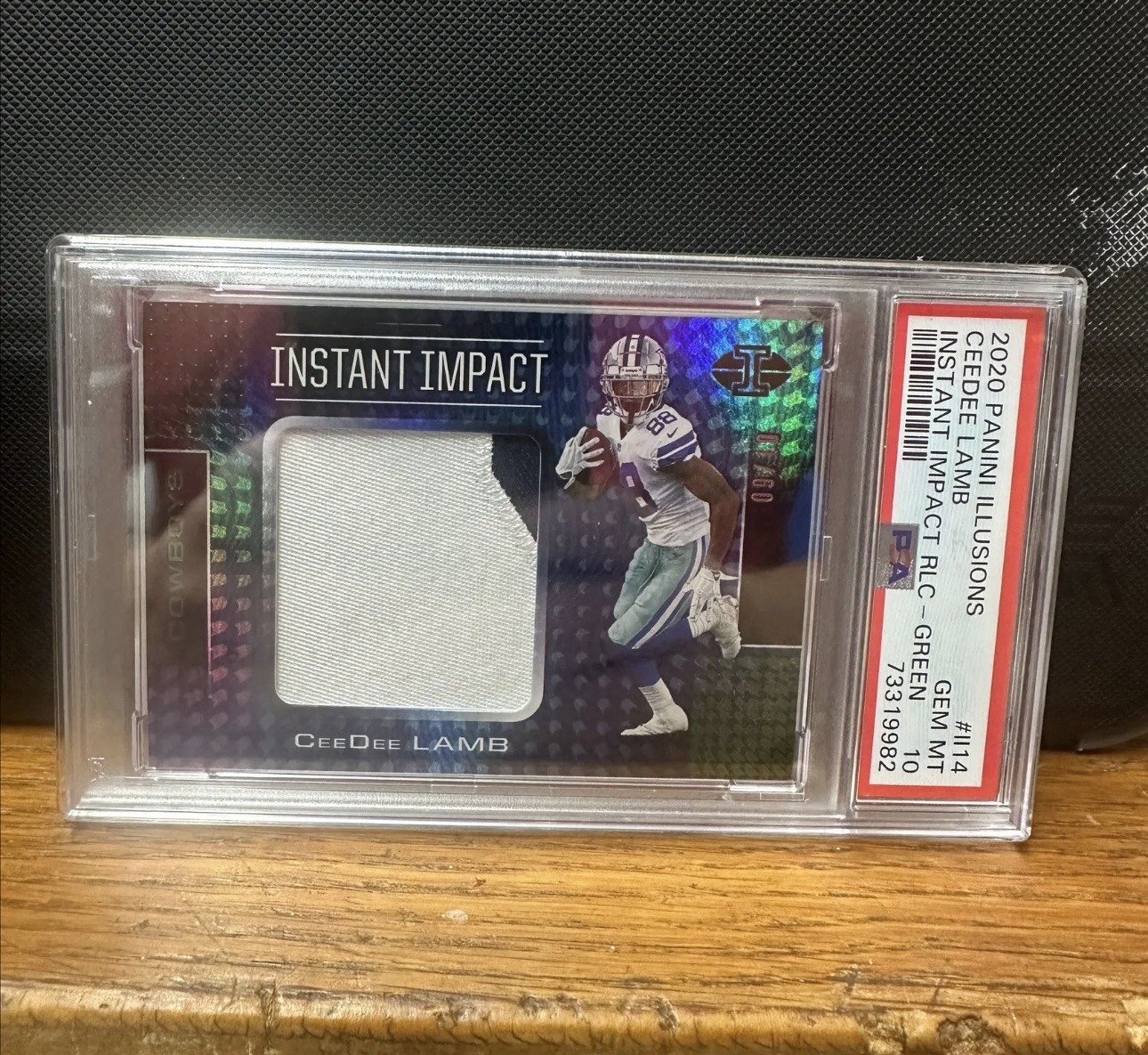 Panini Illusions Instant Impact [Green] CeeDee Lamb #II14 Rookie MEM /10