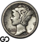 1926-S Mercury Dime, Better San Francisco Issue
