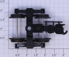 Atlas 6032X Die-Cast 3-Rail 2-Axle Bettendorf Coupler Truck