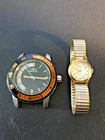 INVICTA AND TIMEX WATCHES NON WORKING==GOOD FOR PARTS OR RESTORE==