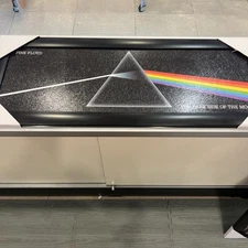 Pink Floyd Portrait, Sleek Black Frame,The Dark Side Of The Moon Size39.5 X 15.5