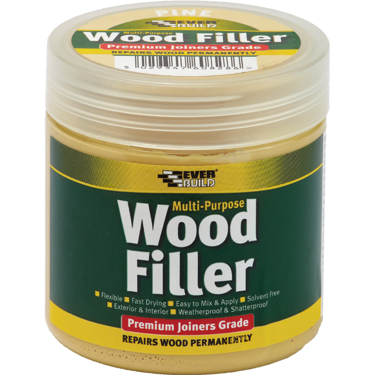 Everbuild Multi Purpose Premium Joiners Grade Wood Filler - 250ml